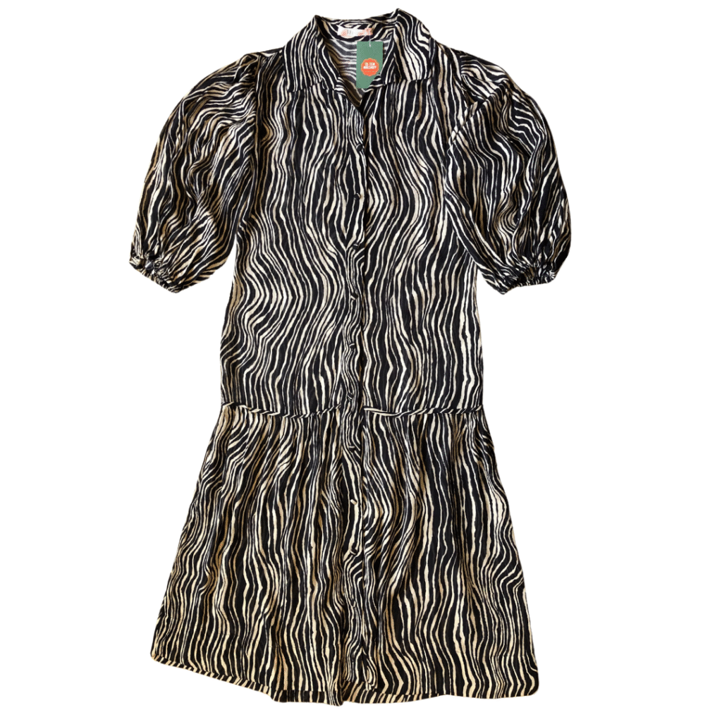 Vestido transparente midi Tig P