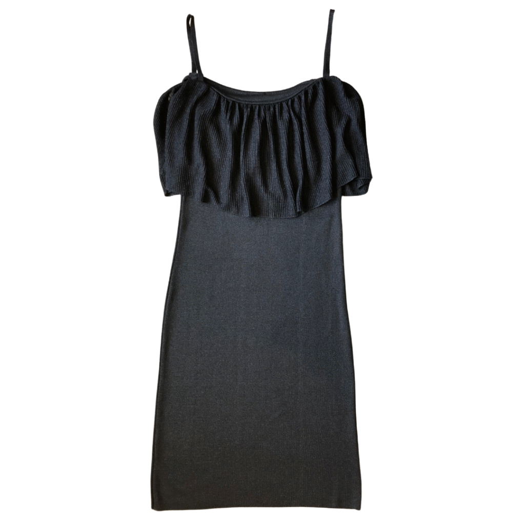 Vestido preto lurex Lê Lis Blanc P