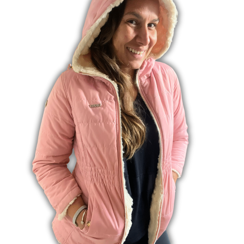 Puffer rosa DKNY Tam PP