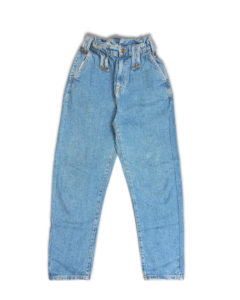 Calça clochard jeans Zara 36