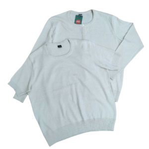 Conjunto twinset bege malharia Ana 48