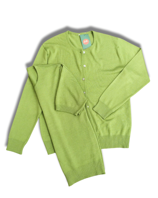 Conjunto Twinset verde – Malharia Ana (Tam. 48)