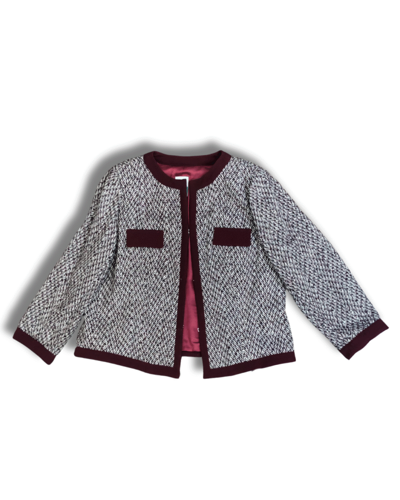Blazer tweed vinho jarmod CP 269