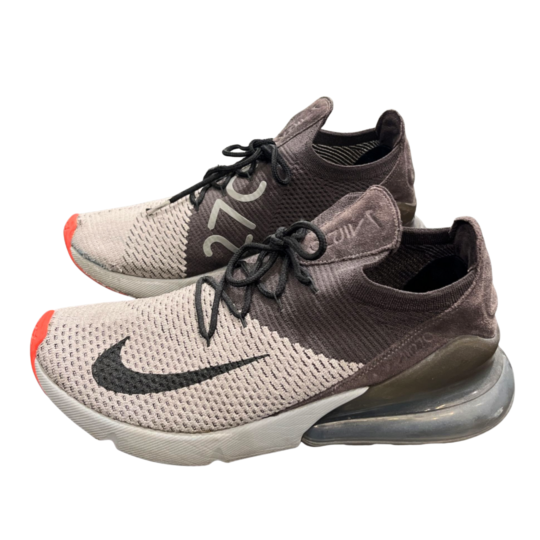 Tênis Nike Air Max Cinza/Preto com Detalhe Laranja 42 ABC 2458