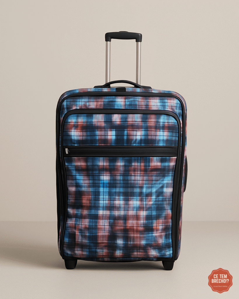 Mala Kipling quadriculada G