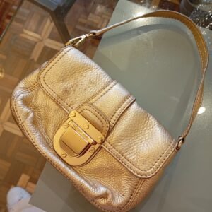 Bolsa crossbody dourado mk