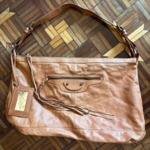 Bolsa boho Balenciaga marrom